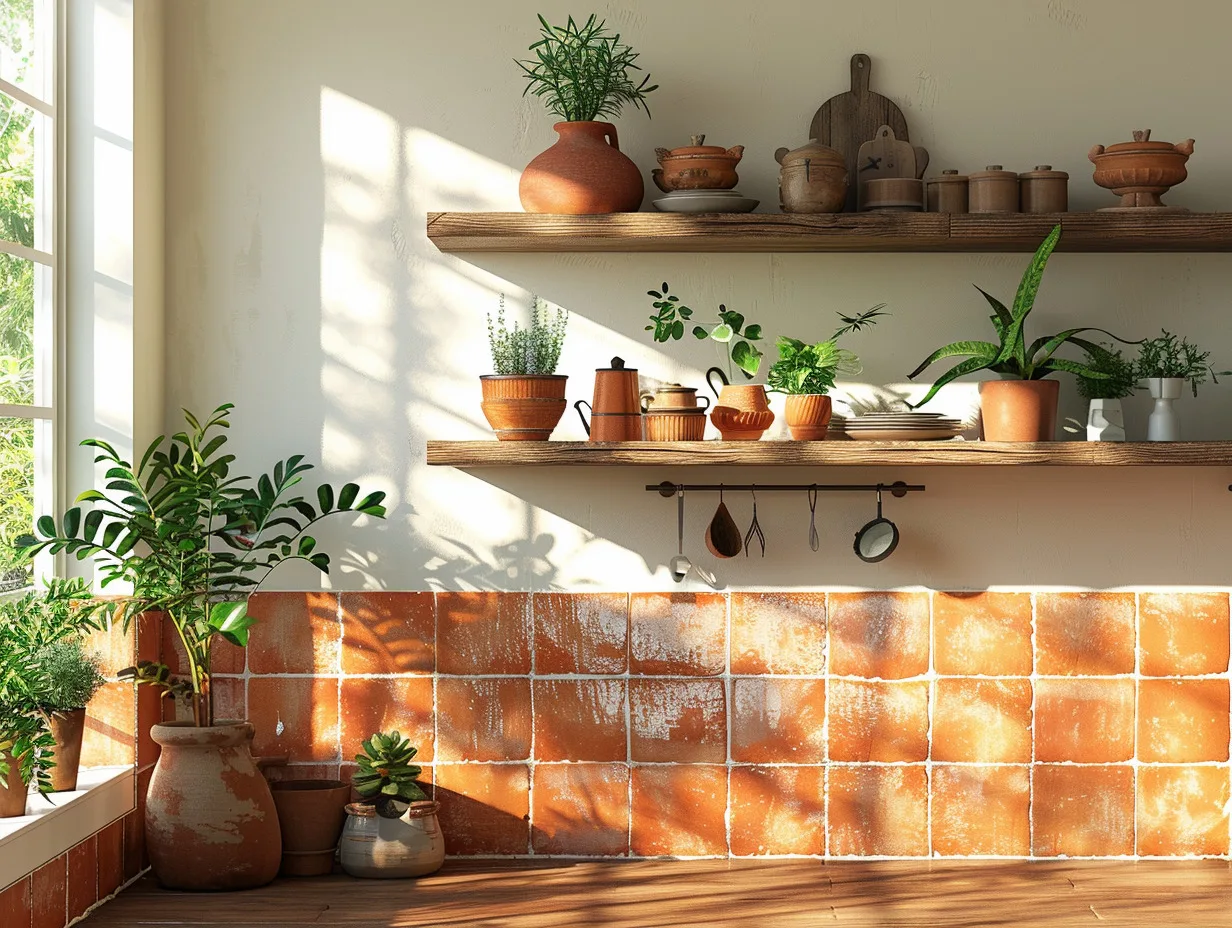intérieur terracotta