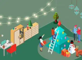 Accrocher une guirlande lumineuse au mur en quelques étapes faciles