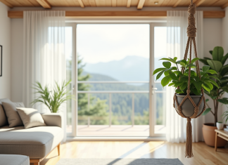 Comment suspendre une plante sans percer le plafond ?