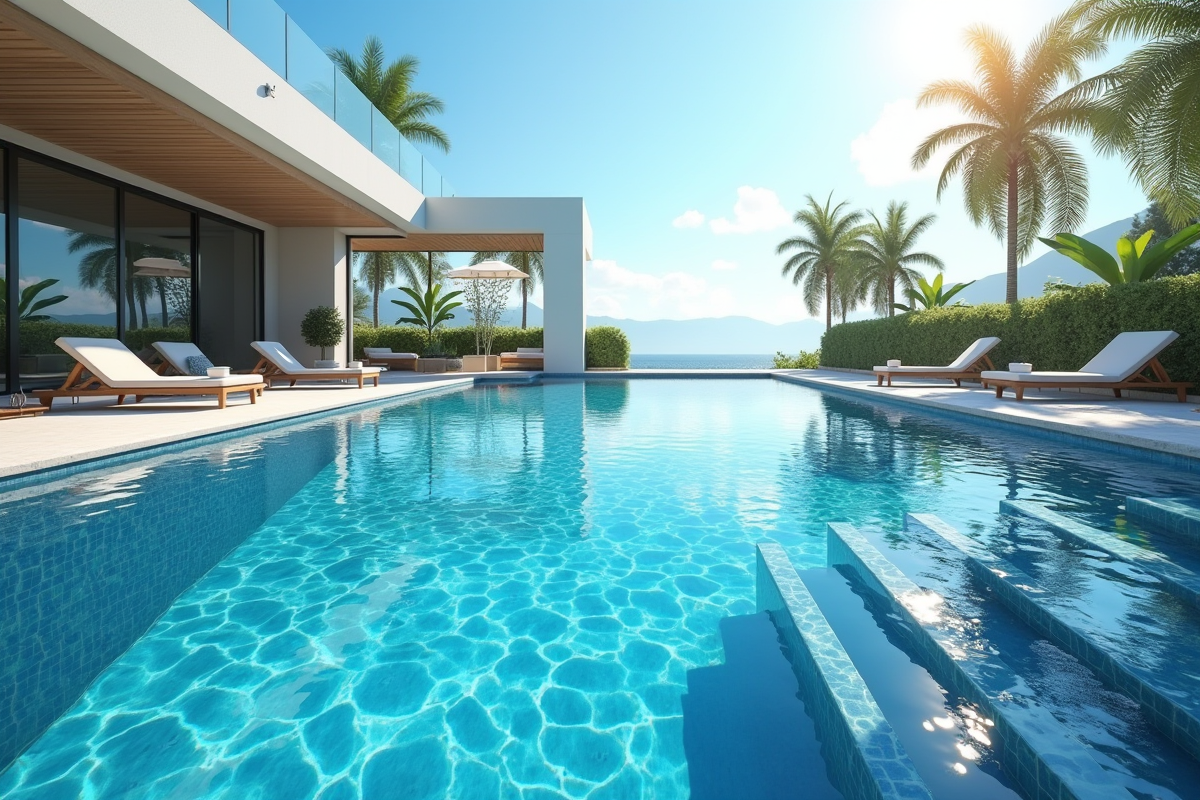 pente piscine