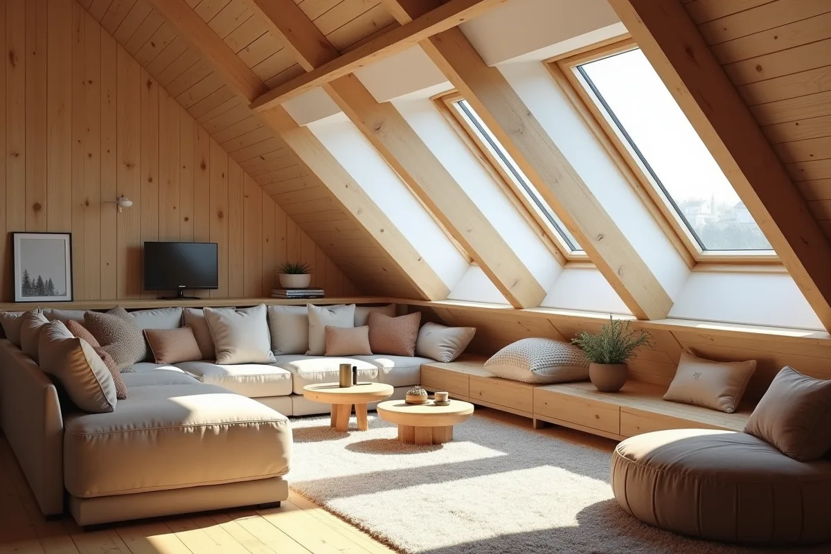 Aménagement de combles pour créer un espace habitable optimal