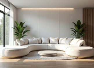 Découvrez 10 salons avec canapés ronds qui font rêver