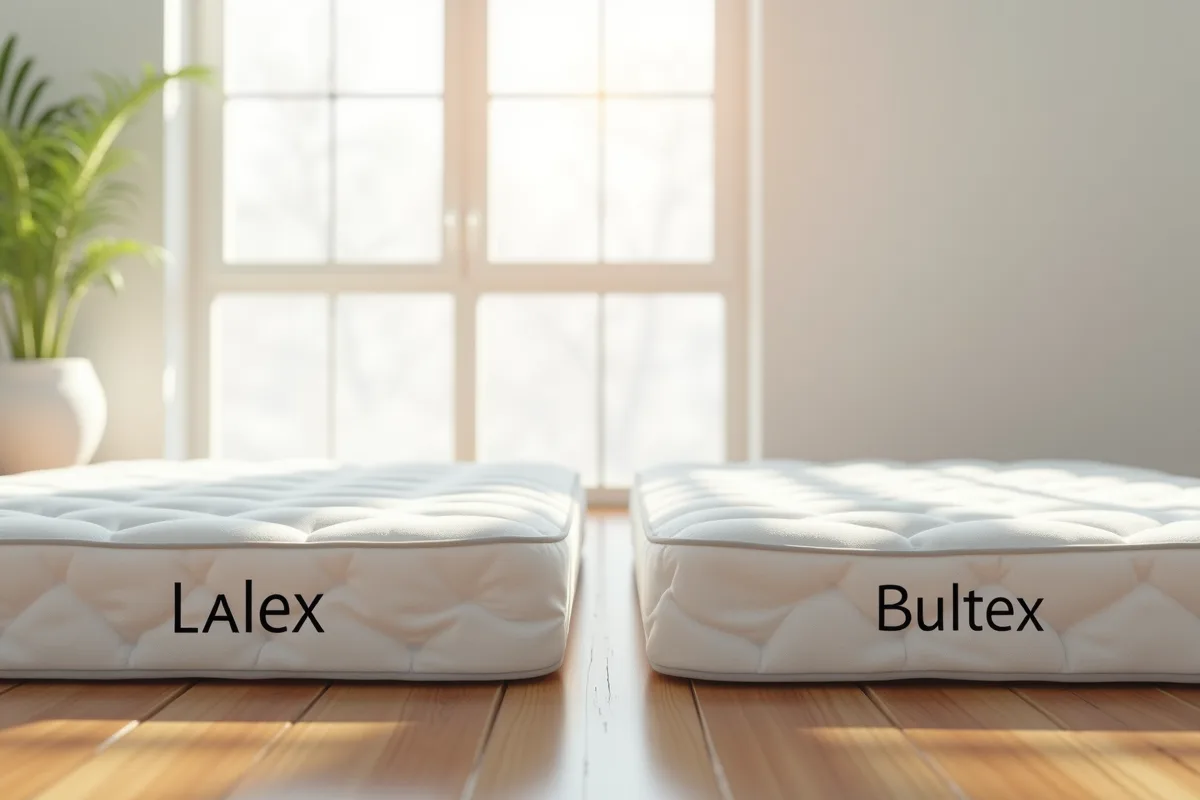 Comparaison des matelas latex et Bultex en termes de confort et durabilité