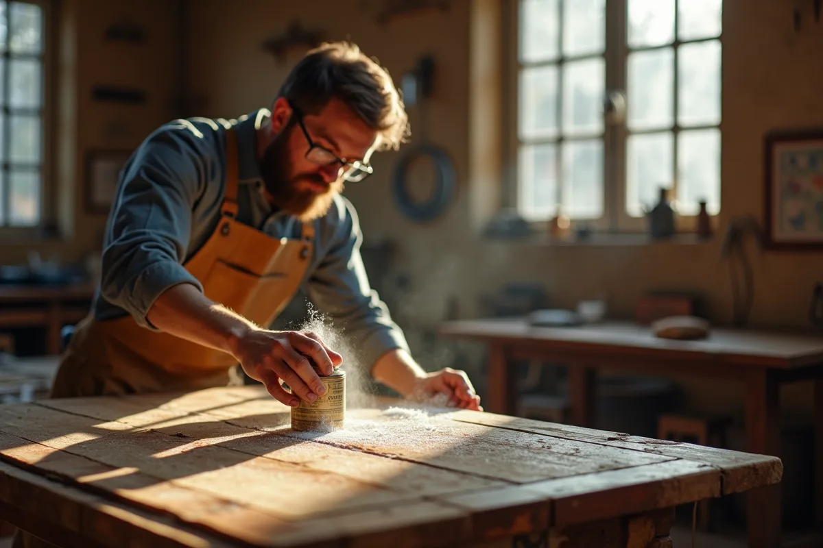 Restauration de meubles en bois avec acide oxalique pour un éclat renouvelé