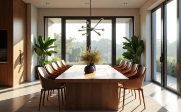 L’impact d’une table massive en bois sur l’esthétique de votre intérieur