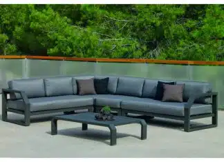 Le salon de jardin angle parfait pour votre espace extérieur !