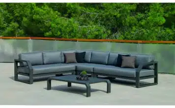 Le salon de jardin angle parfait pour votre espace extérieur !